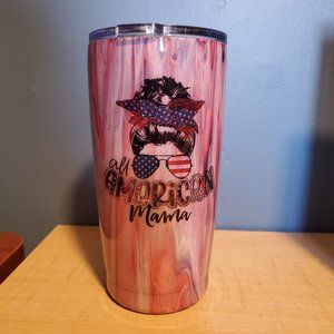 All America Mama 20 oz stainless steel tumbler